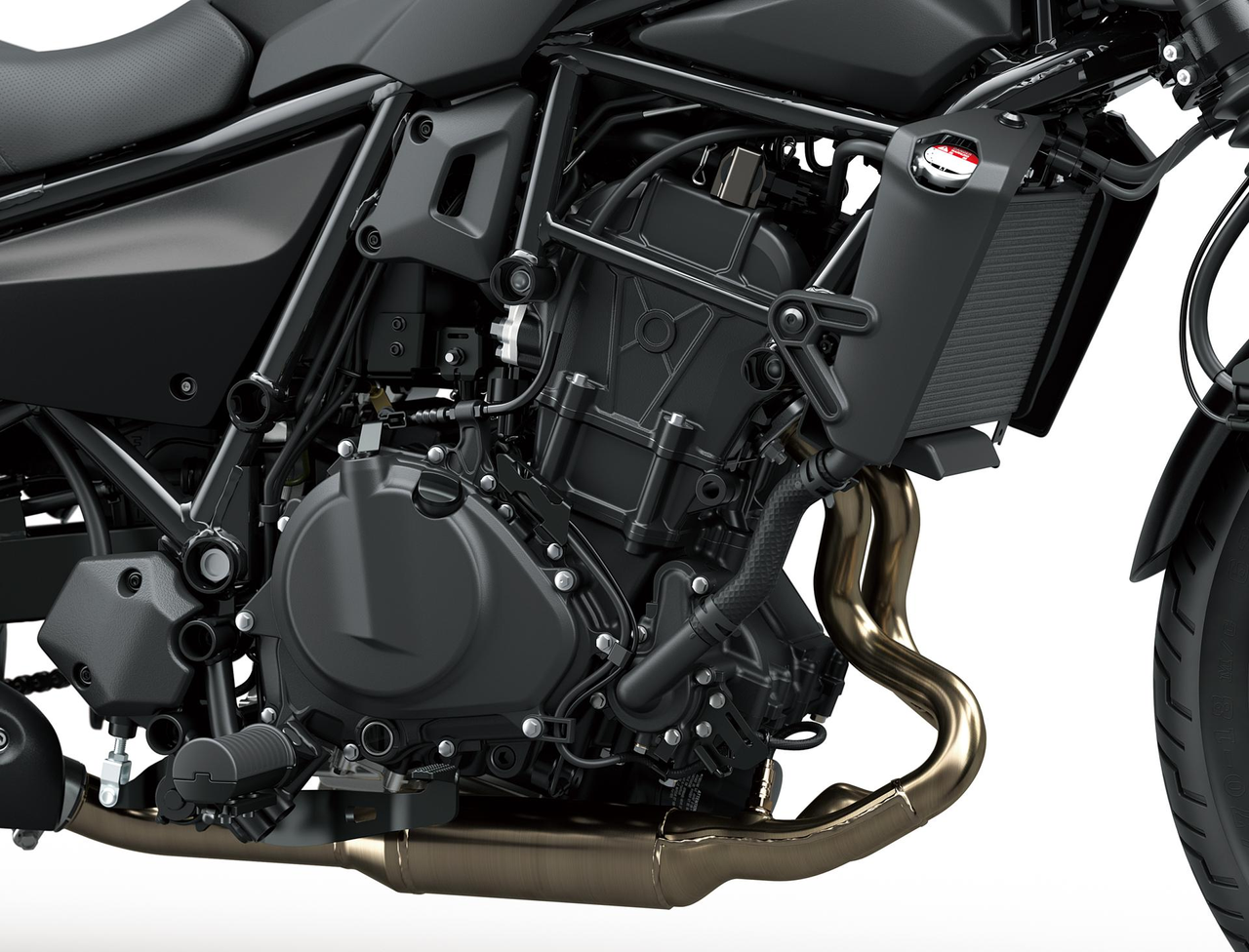 Ninja-Based Parallel Twin Engine with, Strong Low-End Performance