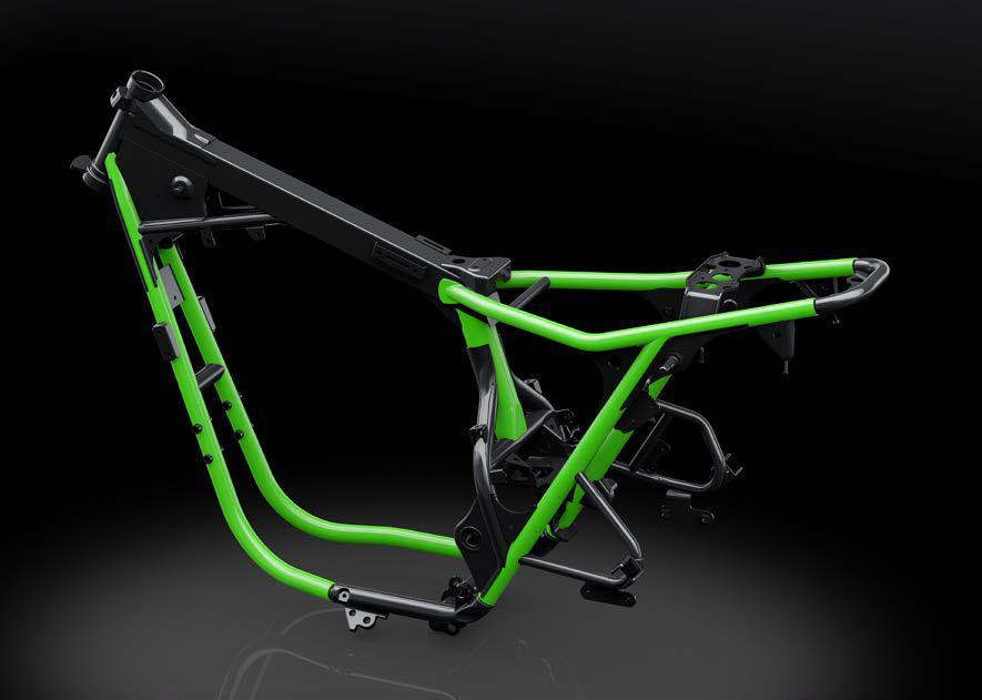 Frame with completely revised rigidity